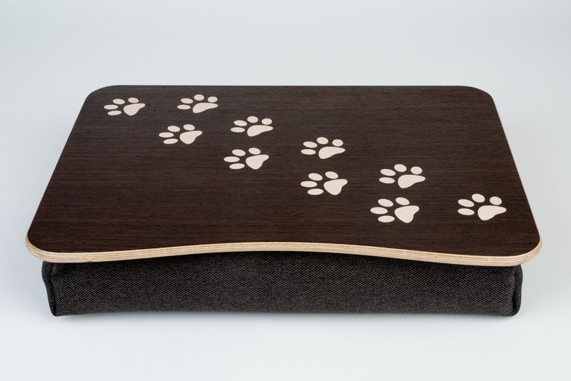Laptop-Betttablett Paw Trail Schaumstoff-Kissenständer
