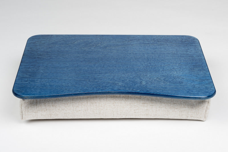 Laptop-Betttablett, blauer Schaumstoff-Kissenständer