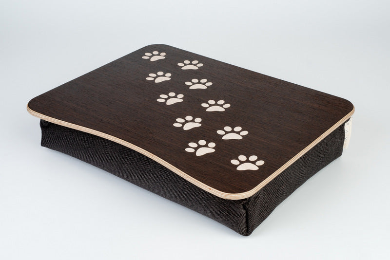 Laptop-Betttablett Paw Trail Schaumstoff-Kissenständer