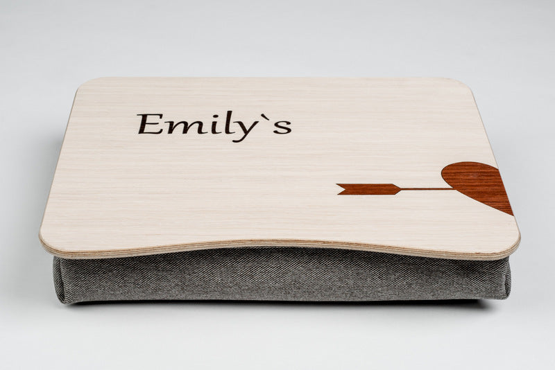 Personalized Bed Tray / Set of 2 / Foam Pillow Stand