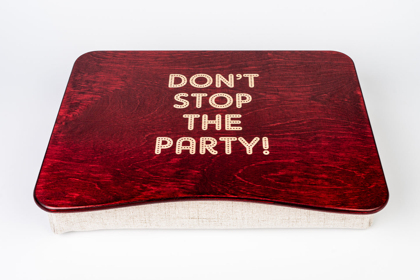 Bed Tray "Don`t Stop the Party!" / Foam Pillow Stand