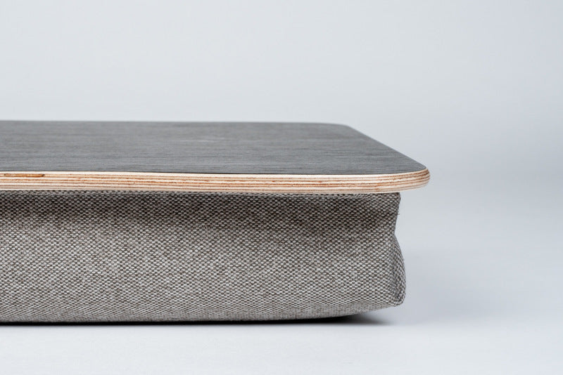 Betttablett / Kissenständer aus Schaumstoff, Ebenholz