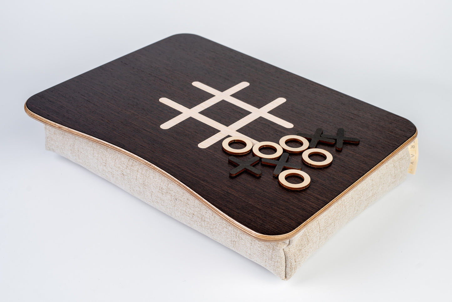 Laptop-Betttablett, Tic Tac Toe, Schaumstoff-Kissenständer