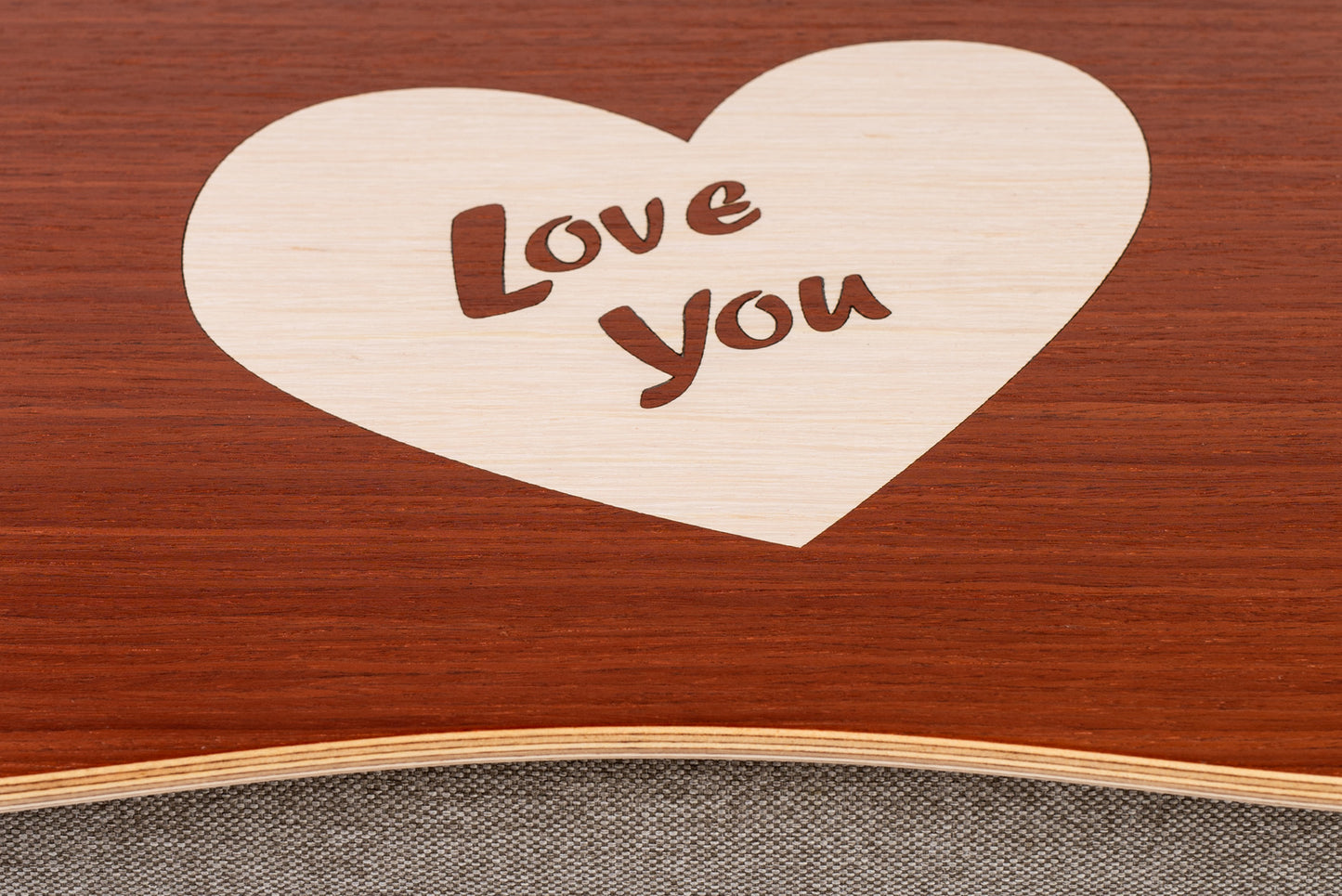 Personalized Bed Tray Love You Foam Pillow Stand