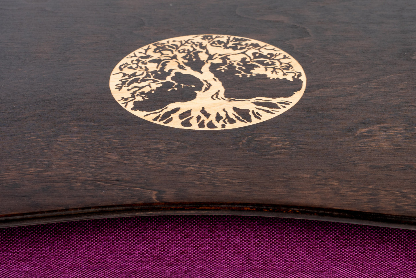 Tree of Life Laptop Bed Tray Dark Brown Foam Pillow Stand