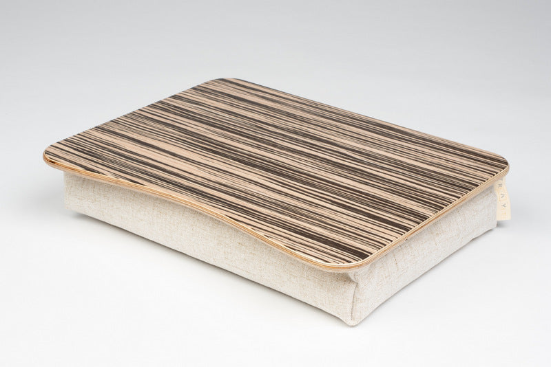 Zebrano Bed Tray Foam Pillow Stand
