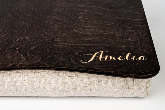 Personalized Bed Tray / Foam Pillow Stand