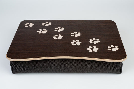 Laptop-Betttablett Paw Trail Schaumstoff-Kissenständer