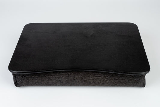 Laptop-Betttablett Schwarz / Schaumstoff-Kissenständer