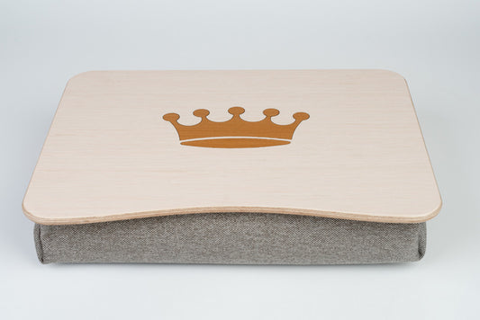 Betttablett Krone / Schaumstoffkissenständer