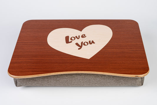 Personalized Bed Tray Love You  Foam Pillow Stand