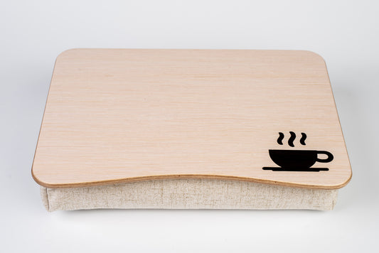 Betttablett Kaffeeschaum Kissenständer